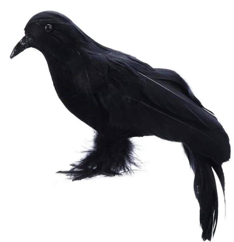 Halloween Black Crow Decoration, 5.5 in, by Way To Celebrate | Walmart (US)