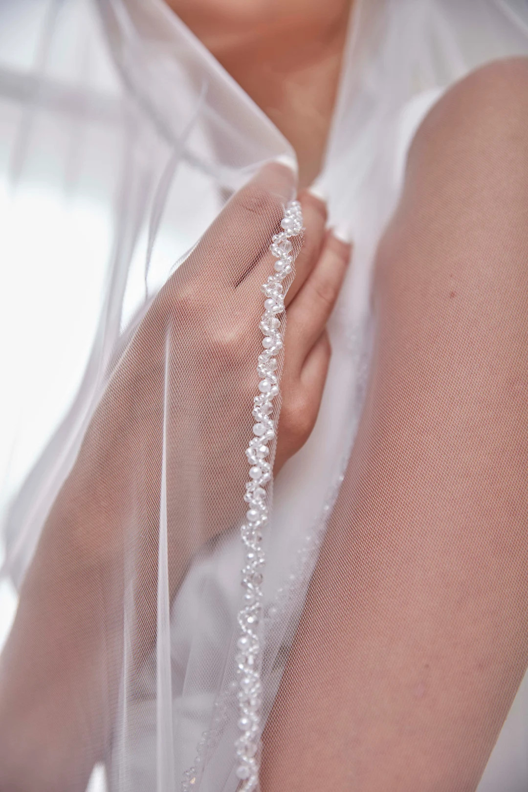 Elegant Illusion Tulle Veil: A Touch of Grace for Your Big Day - Etsy | Etsy (US)
