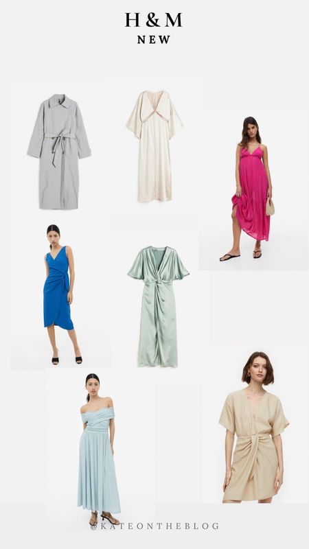 NEW @H&M. Here are some of my faves. I am loving their silk dresses in so many styles! Perfect for spring and summer. 

Trench coat, spring outfit, dresses 

#LTKstyletip #LTKcurves #LTKFind