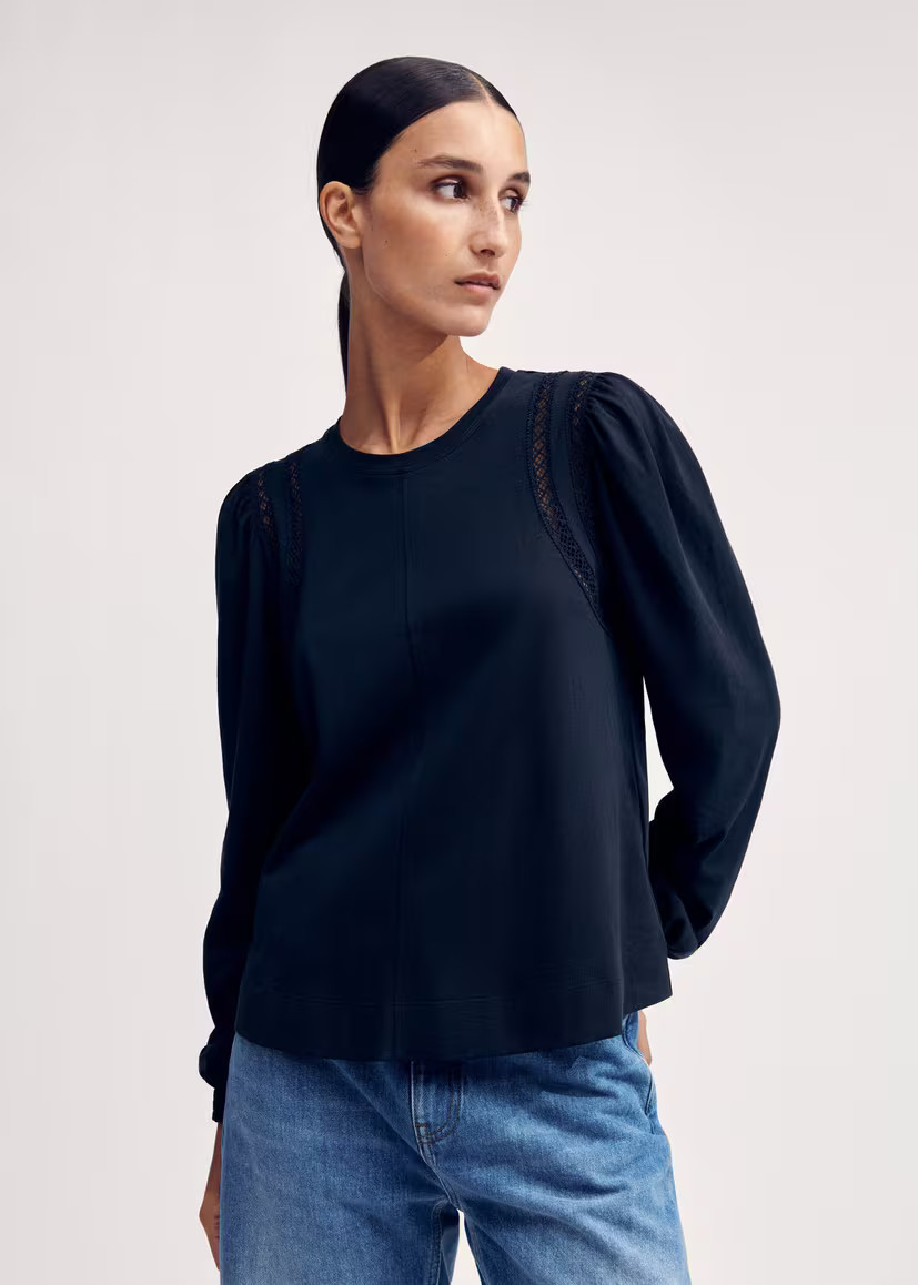 Cotton Lace Insert Swing Top | ME+EM US