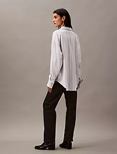 Relaxed Viscose Button Down Shirt | Calvin Klein | Calvin Klein (US)