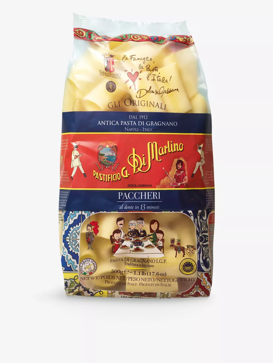 Pastificio Di Martino x Dolce & Gabbana paccheri pasta 500g | Selfridges