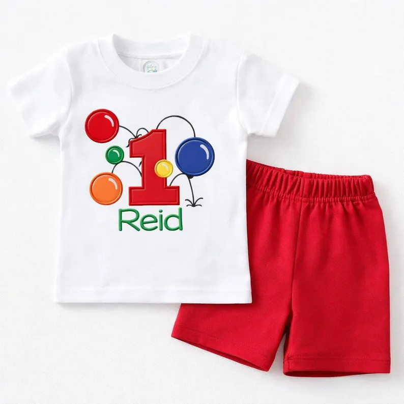Bouncy Ball Birthday Shirt, Personalized Number Birthday Shirt, Ball Pit Party Tee, Custom Embroi... | Etsy (US)