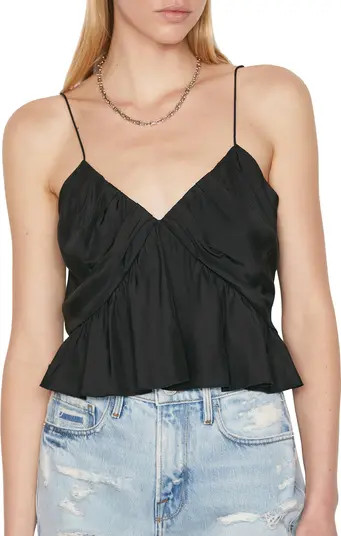 FRAME Flounce Silk Camisole | Nordstrom | Nordstrom