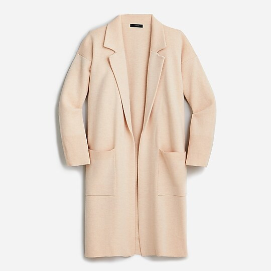 Ella open-front long sweater-blazer | J. Crew US