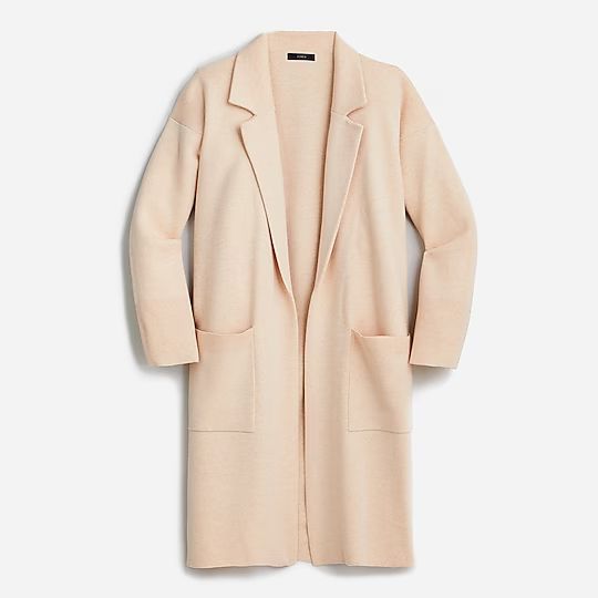 Ella open-front long sweater-blazer | J.Crew US