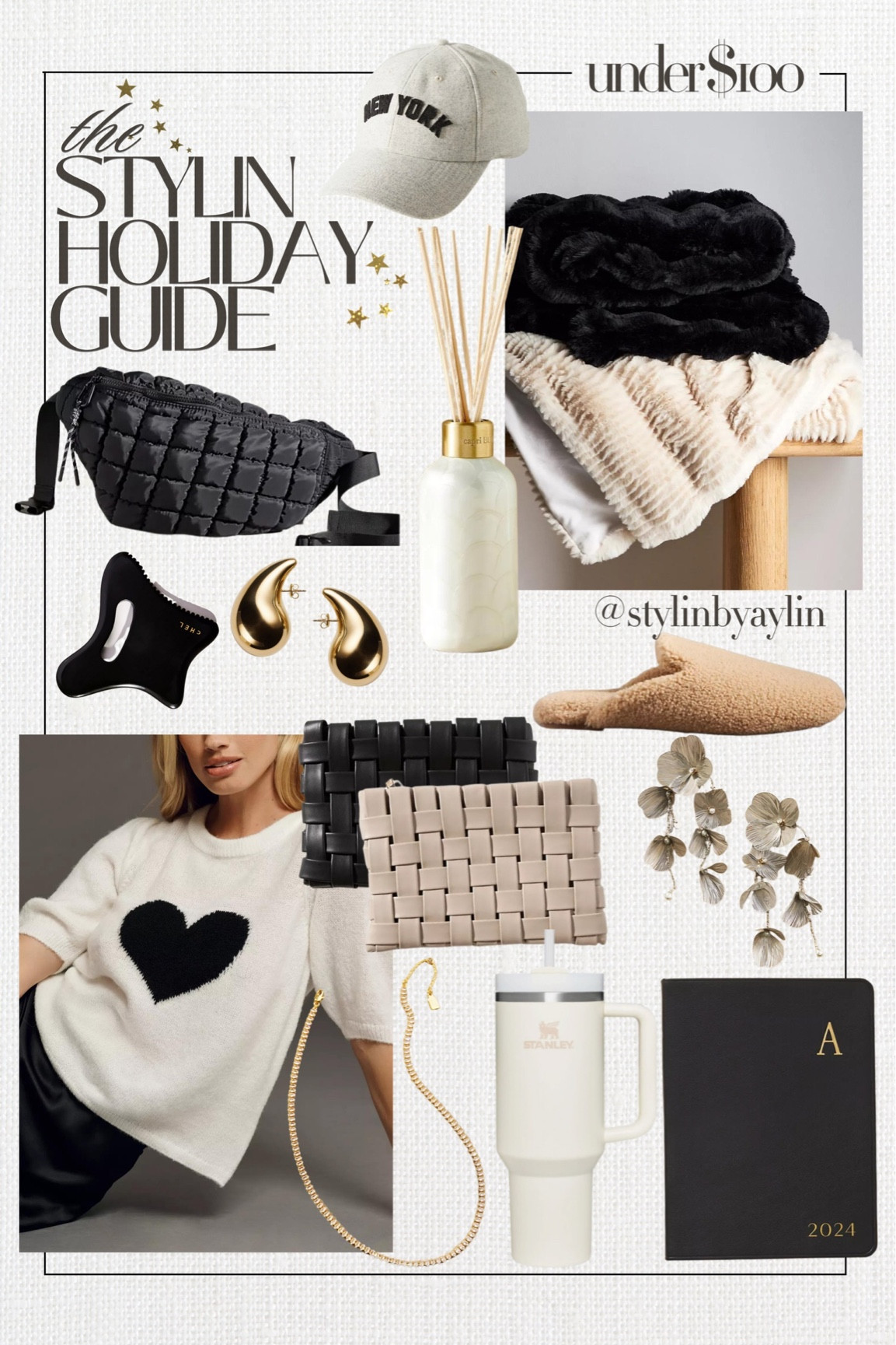 The Stylin holiday guide under $100, gift ideas, under $100, gifts for her, neutral gift idead, StylinByAylin 

#LTKSeasonal #LTKstyletip