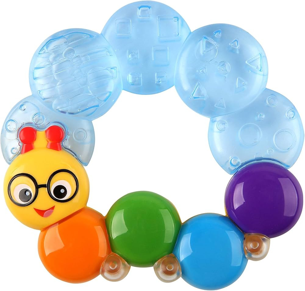Baby Einstein Teether-pillar Rattle and Chill Teething Toy, Ages 3 months + | Amazon (US)