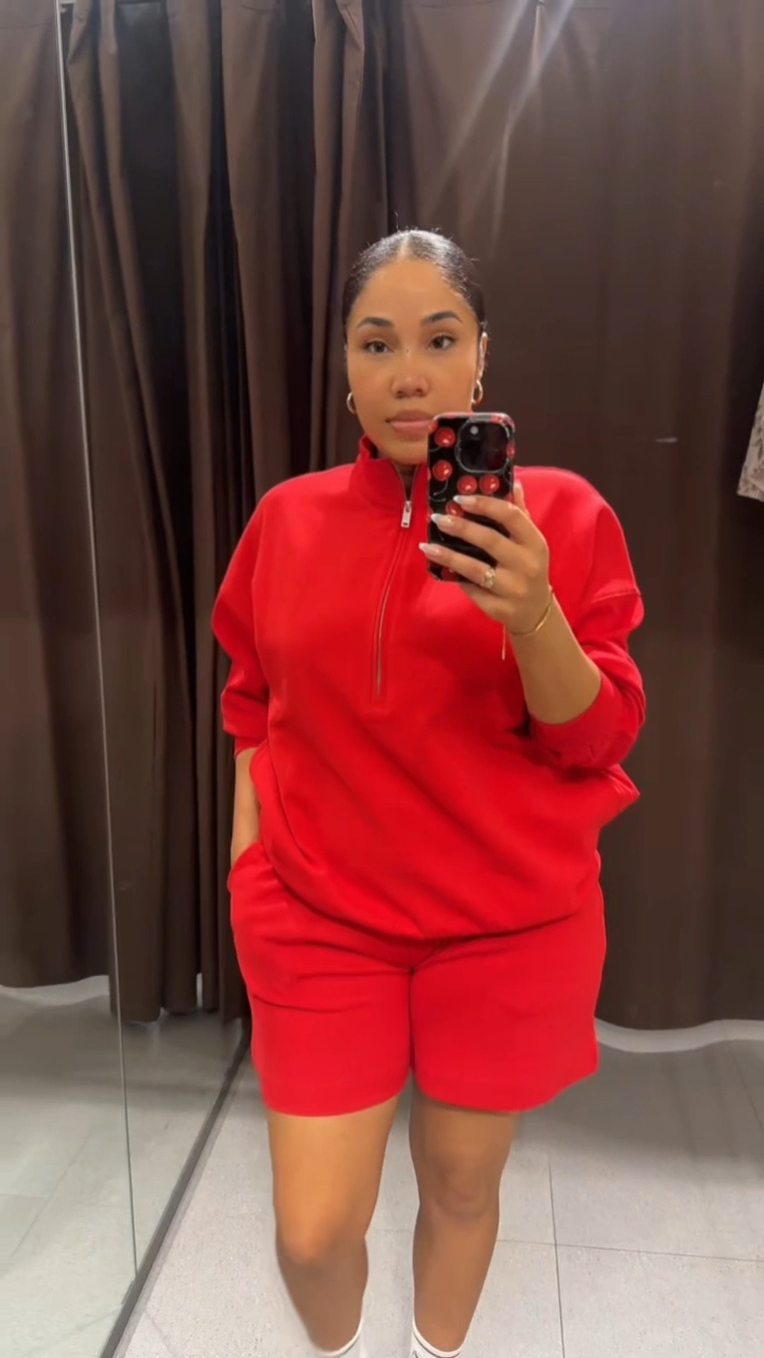 The perfect matching set for early mornings, track meets, and everyday casual style ❤️

This red half zip pullover and shorts set is lightweight fleece, which makes it perfect for those chilly mornings that warm up throughout the day. I love that I can throw it on, stay cozy, and then take off the pullover when it heats up and still have a cute outfit underneath

Matching sets are one of my favorite easy outfit ideas right now, and red is such a trending color this season. This one is comfortable, flattering, and perfect for busy mom days, running errands, or sitting at outdoor sports games

Linking this set in multiple colors because it’s that good

#matchingset #redoutfit #casualoutfits #momstyle #everydaystyle #springoutfits #comfyfashion #athleisurewear #outfitideas #ltkstyle #trackmeetstyle

#LTKSeasonal #LTKootd #LTKgrwm