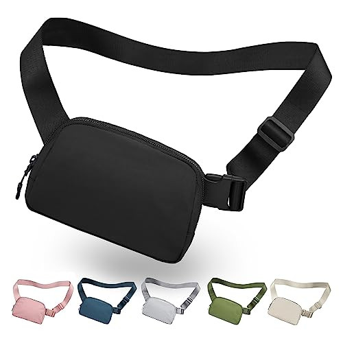 viewm Belt Bag for Women, Waterproof Fanny Packs for Women Men Fanny Pack Crossbody Bags for Women with Adjustable Strap for Travel Fitness Running Hiking | Amazon (US)