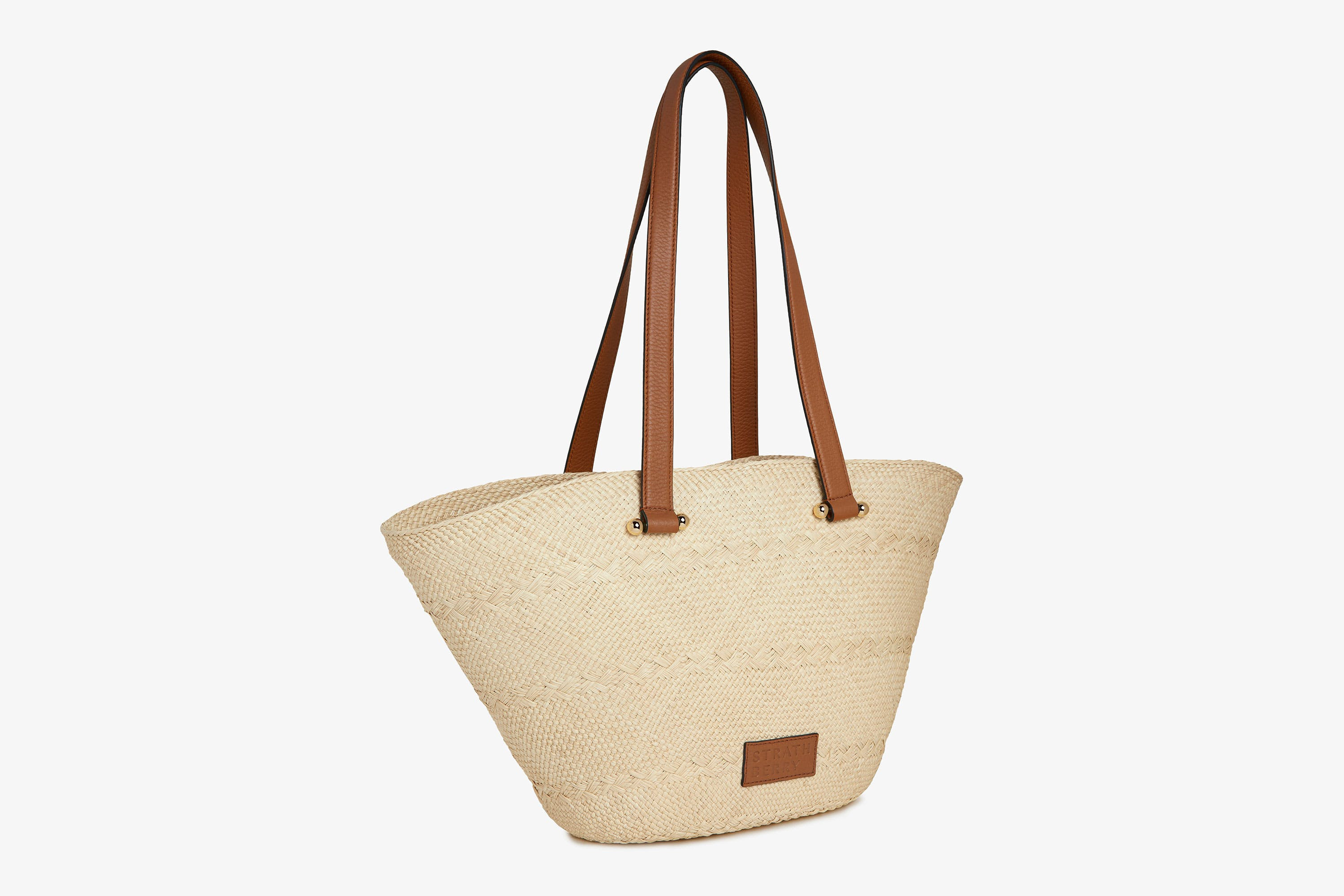 Strathberry - Medium Palm Basket - Natural / Beige | Strathberry