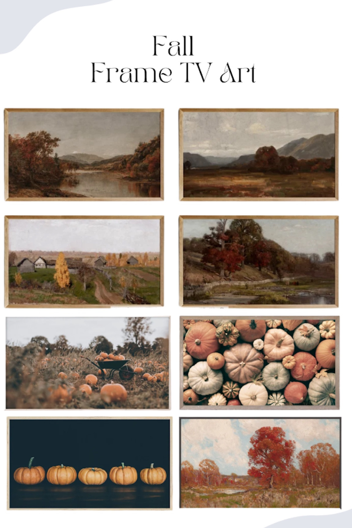 Fall scenes Samsung frame tv art 🖼 

#LTKhome #LTKSeasonal #LTKsalealert