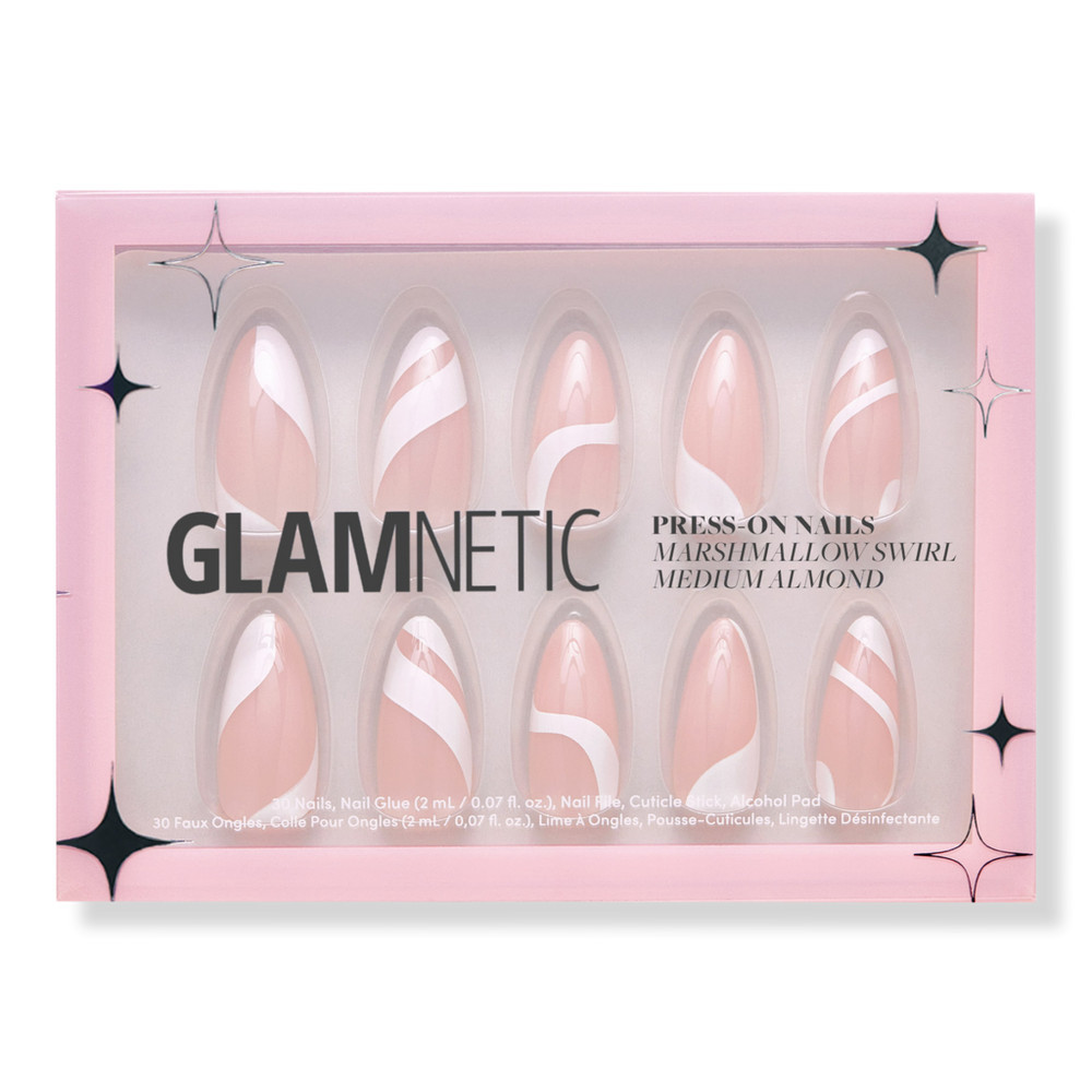 Glamnetic Marshmallow Swirl Press-On Nails | Ulta