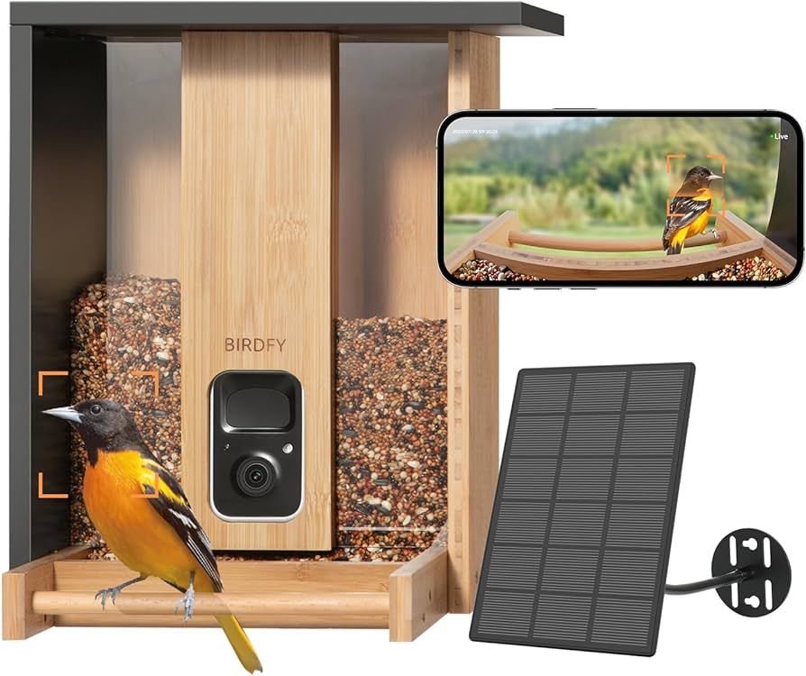 NETVUE Birdfy® AI Smart Bird Feeder with Camera Solar Powered, Lifetime AI Identify 6000+ Bird S... | Amazon (US)