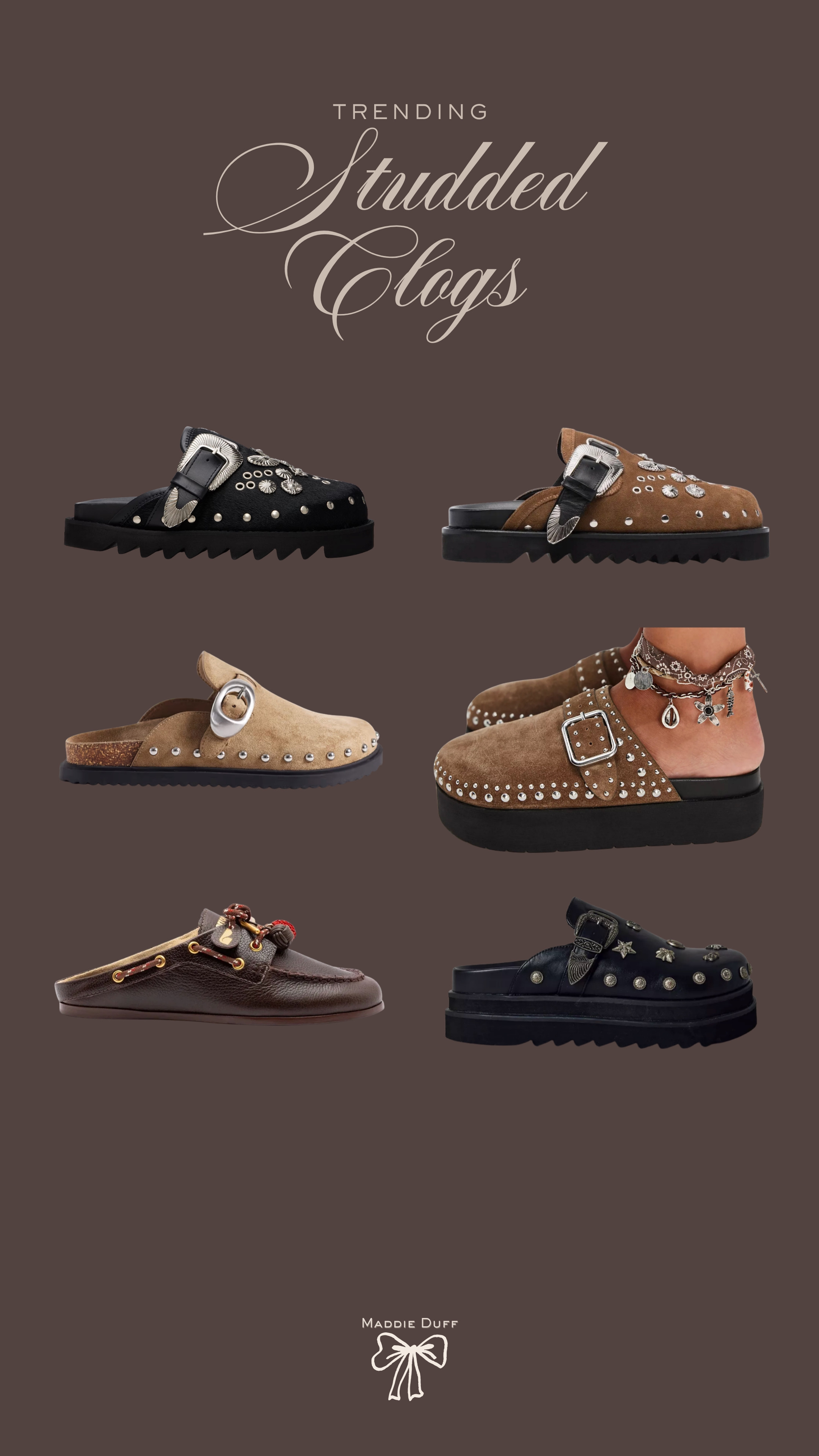 Fall Trend I'm already loving- studded clogs!

fall style, fall outfits, fall shoes, fall trends 

 #LTKootd