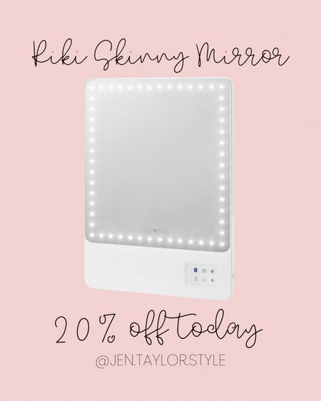 The Riki Skinny Mirror is on sale 20% off today! This is an investment but it’s one of the most used beauty items I own. I cannot recommend it enough! 

#LTKsalealert #LTKbeauty #LTKFind