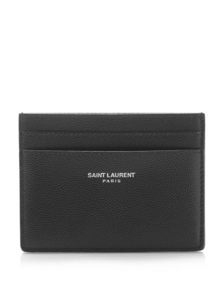 Saint Laurent Leather Card Case Back to Results -  Men - Bloomingdale's | Bloomingdale's (US)