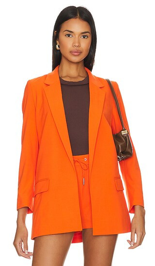 Aleida Tri Blazer in Vivid Orange | Revolve Clothing (Global)