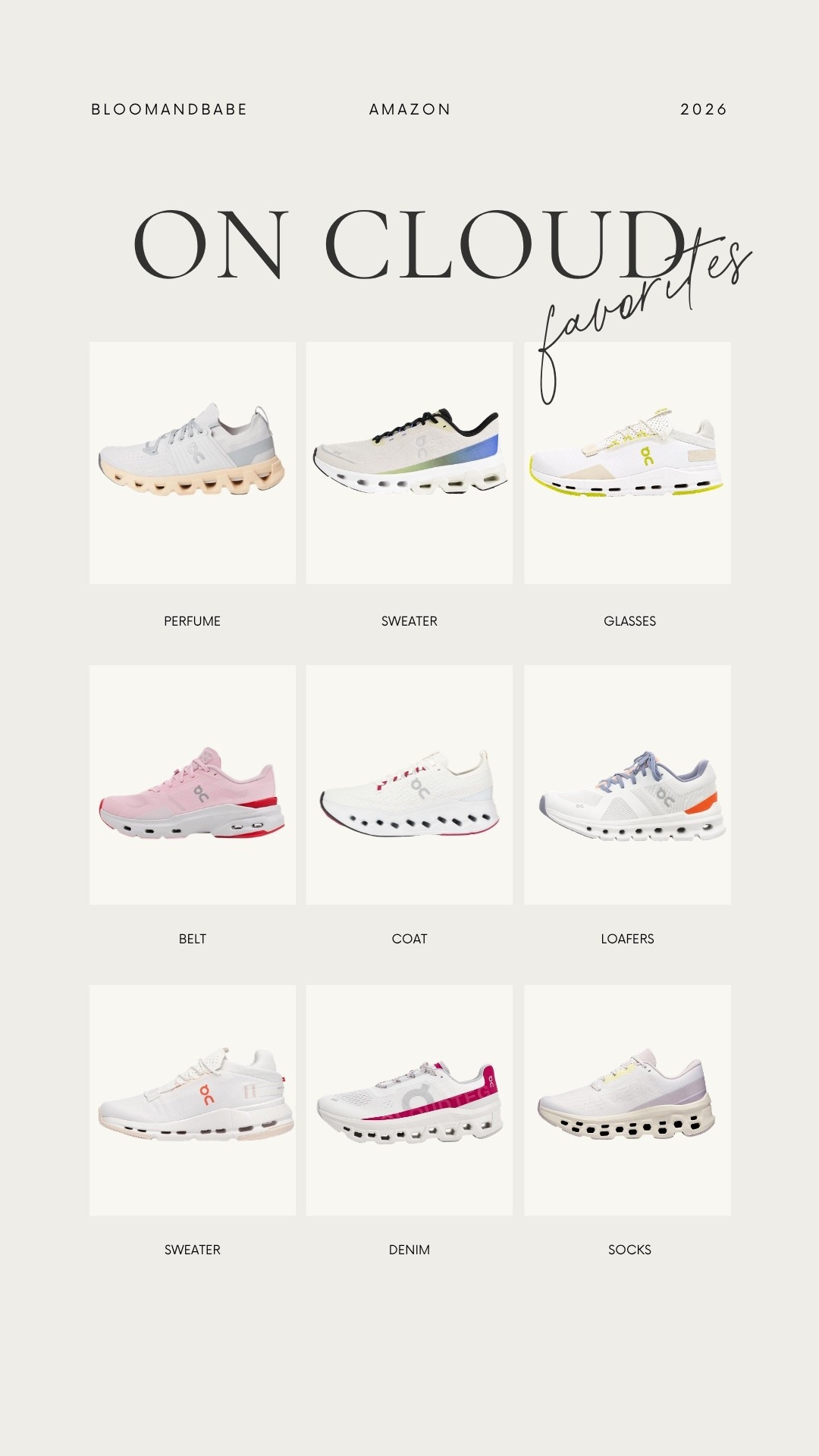Top 9 favorites from on cloud! These are the comfiest sneakers!

#LTKdayinmylife #LTKgrwm #LTKActive