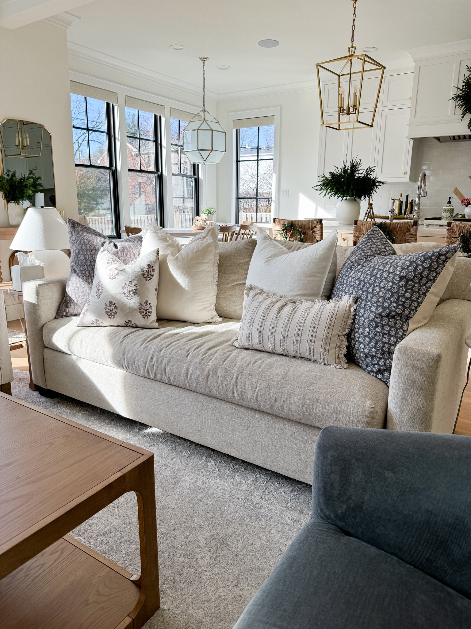 On sale for Black Friday! My pottery barn York sofa and my pillow covers from Amazon! I love these linen and block print pillows. There are already a great price to begin with - now discounted now for black Friday.

#LTKCyberWeek #LTKStyleTip #LTKHome