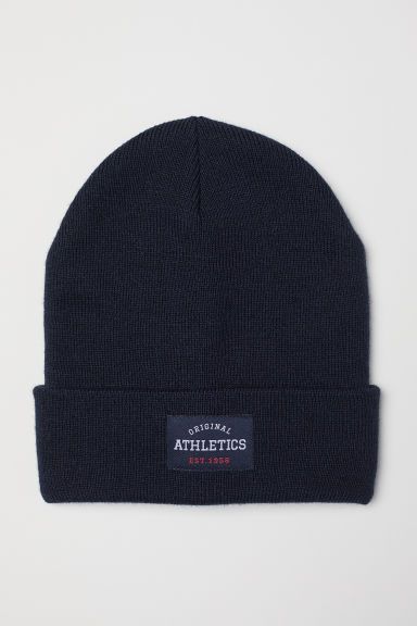 H & M - Knit Hat - Blue | H&M (US)