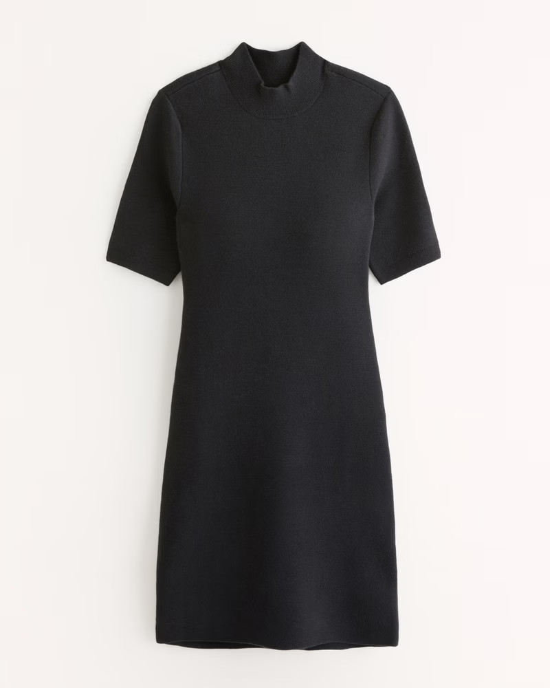 Mockneck Mini Sweater Dress | Abercrombie & Fitch (US)