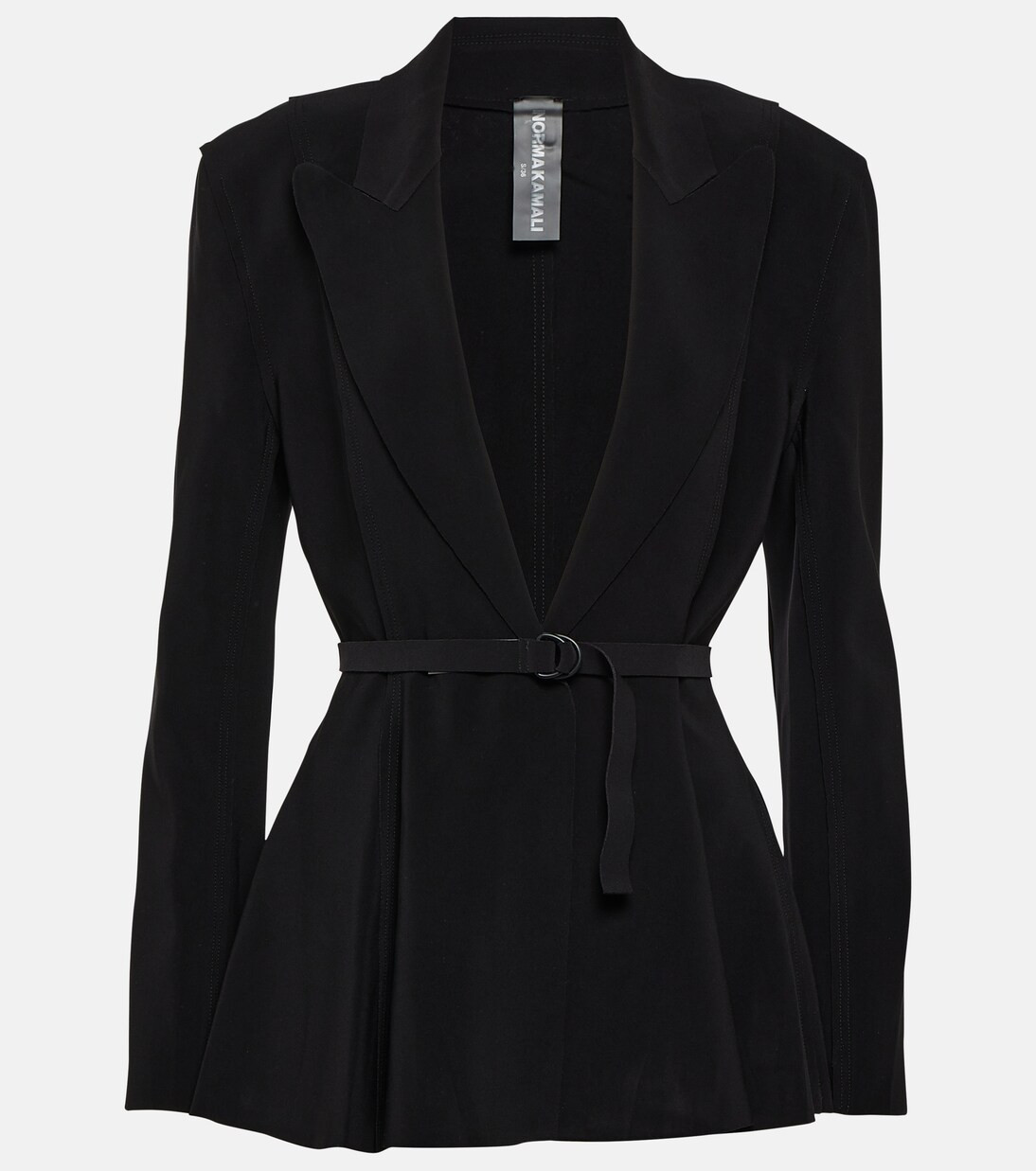Belted peplum-hem jersey blazer | Mytheresa (US/CA)