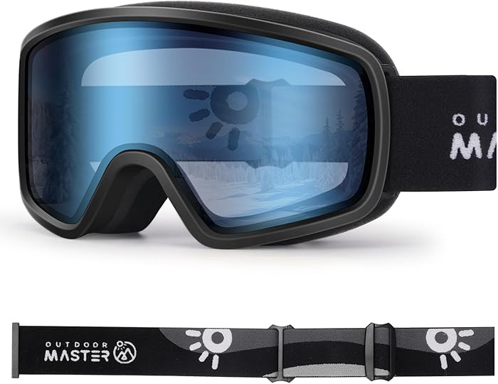 OutdoorMaster Kids Ski Goggles OTG Snowboard Goggles with 100% UV Protection Kids Snow Goggles fo... | Amazon (US)