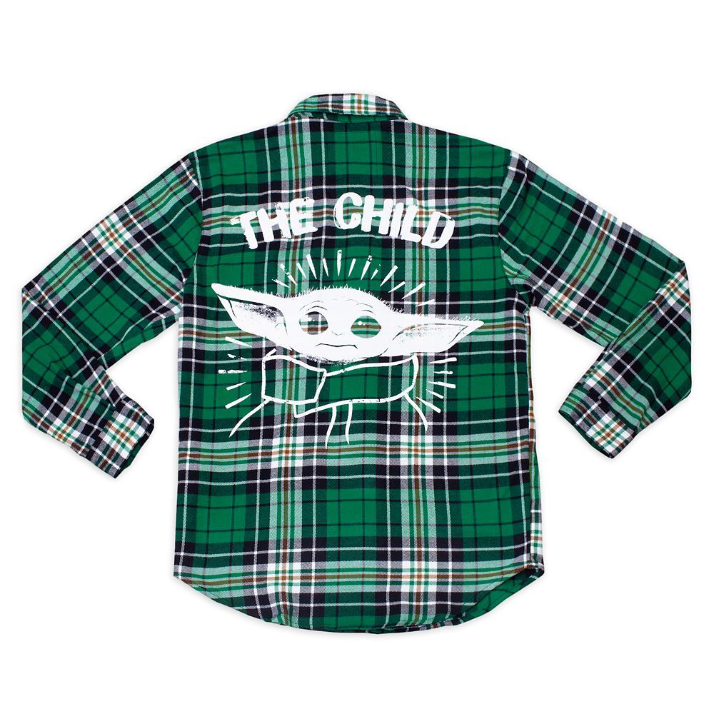 The Child Flannel Shirt for Adults by Cakeworthy – Star Wars: The Mandalorian | Disney Store