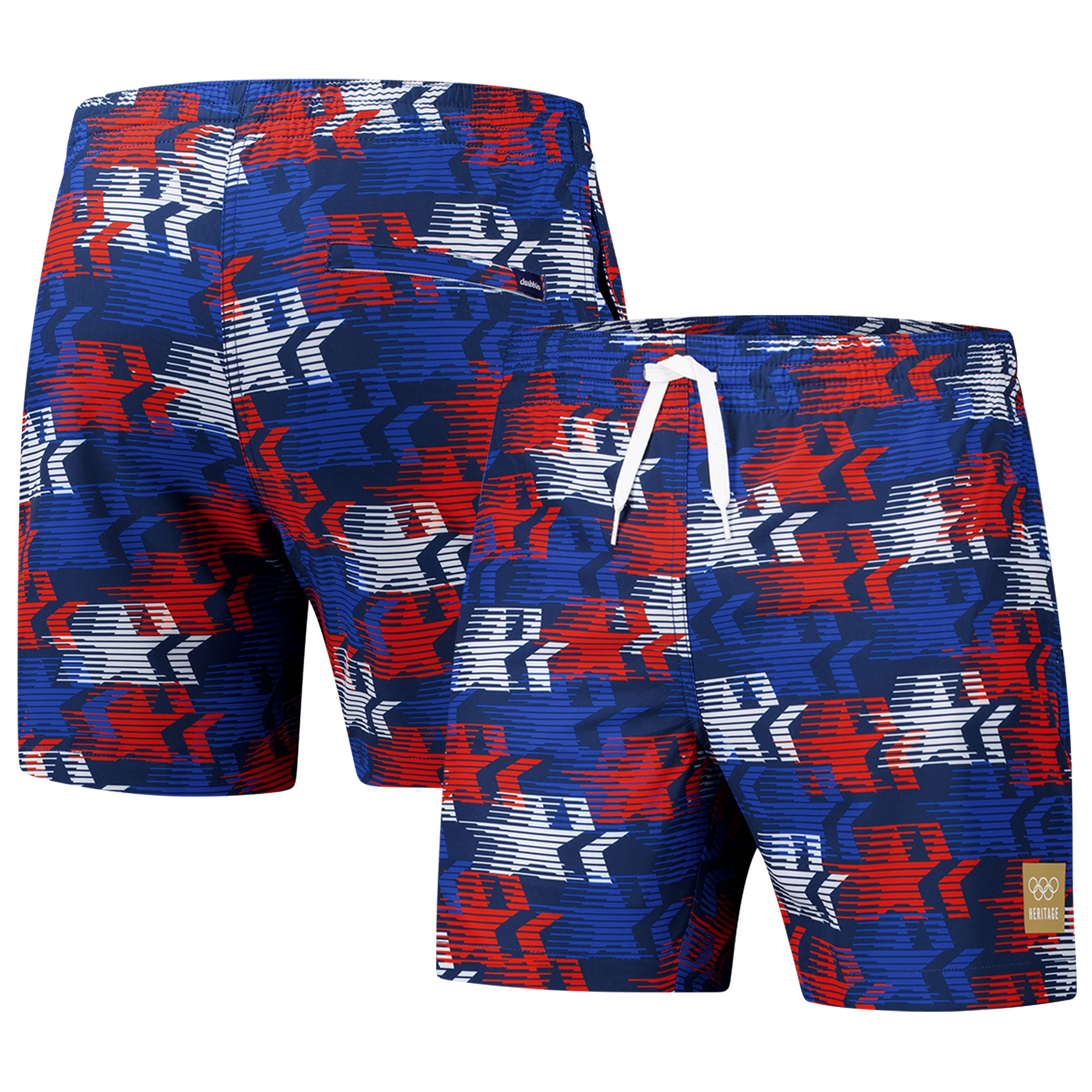 Men's Chubbies Navy Team USA The Star Spangles Classic Lined Swim Trunk | Fanatics