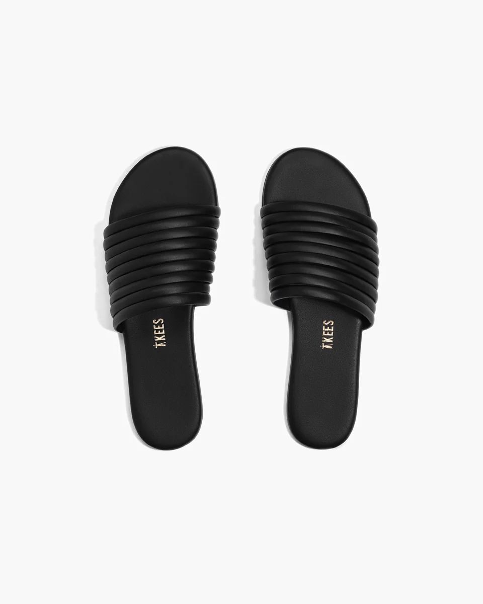 Caro in Black | Slides | Women's Footwear | TKEES