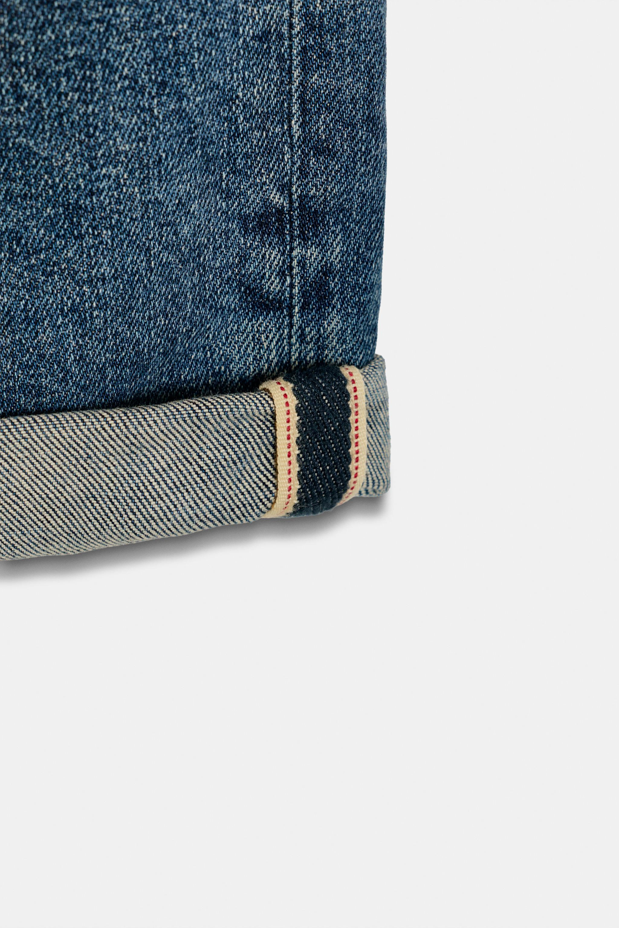 Z.07 RELAXED FIT HIGH WAISTED TURN-UP JEANS | Zara US