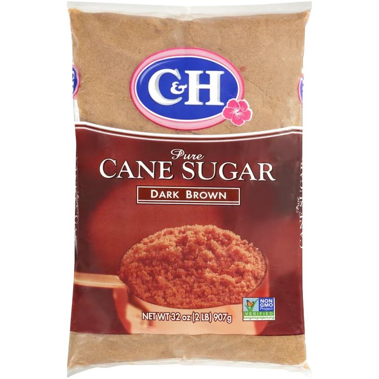 C&H Premium Pure Cane Dark Brown Sugar, 2 lb | Walmart (US)