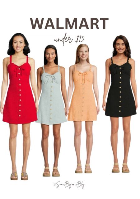Summer dresses under $13 from Walmart!! 

#LTKFindsUnder50 #LTKFindsUnder100 #LTKStyleTip