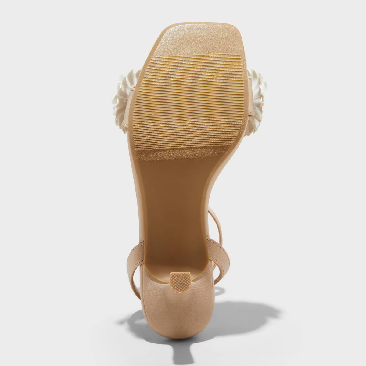 Women's Brianna Daisy Ankle Strap Heels - Wild Fable™ Beige | Target