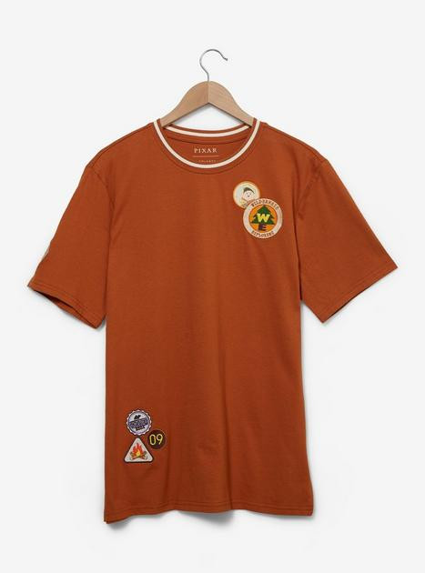 Disney Pixar Up Wilderness Explorer Badges T-Shirt - BoxLunch Exclusive | BoxLunch