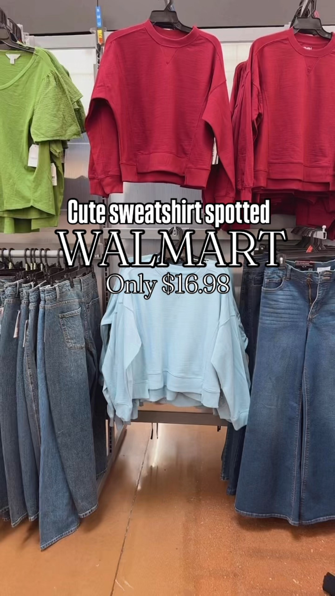 I just grabbed the cutest sweatshirt @walmart 🙌🏻 I loved the material and the details make it look and feel like a much more expensive pullover!! Only $16.98!!
⬇️⬇️⬇️
Top sized up to medium 
Cut off shorts sized up to an 8 for a relaxed fit 
Shorts size medium (roomy)
Jeans size medium 

#LTKSeasonal #LTKFindsUnder50 #LTKStyleTip