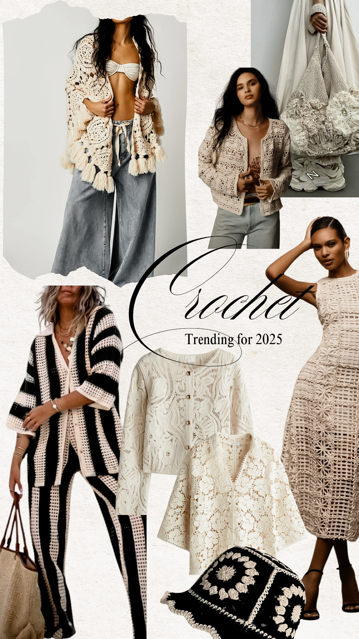 Crochet is trending again for spring and summer! Sharing some of my favorites down below 💌











spring outfit, summer outfit, springstyle, summerstyle, outfit, women outfits, fashion styling, chic style, outs, outfit inspiration, outfit Inspo, on trend, trending now 

#LTKSeasonal #LTKOver40 #LTKStyleTip