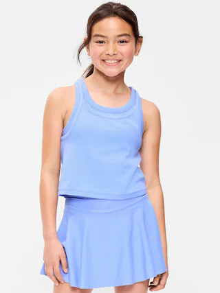 2-In-1 Ribbed Tank Top for Girls | Old Navy (US)
