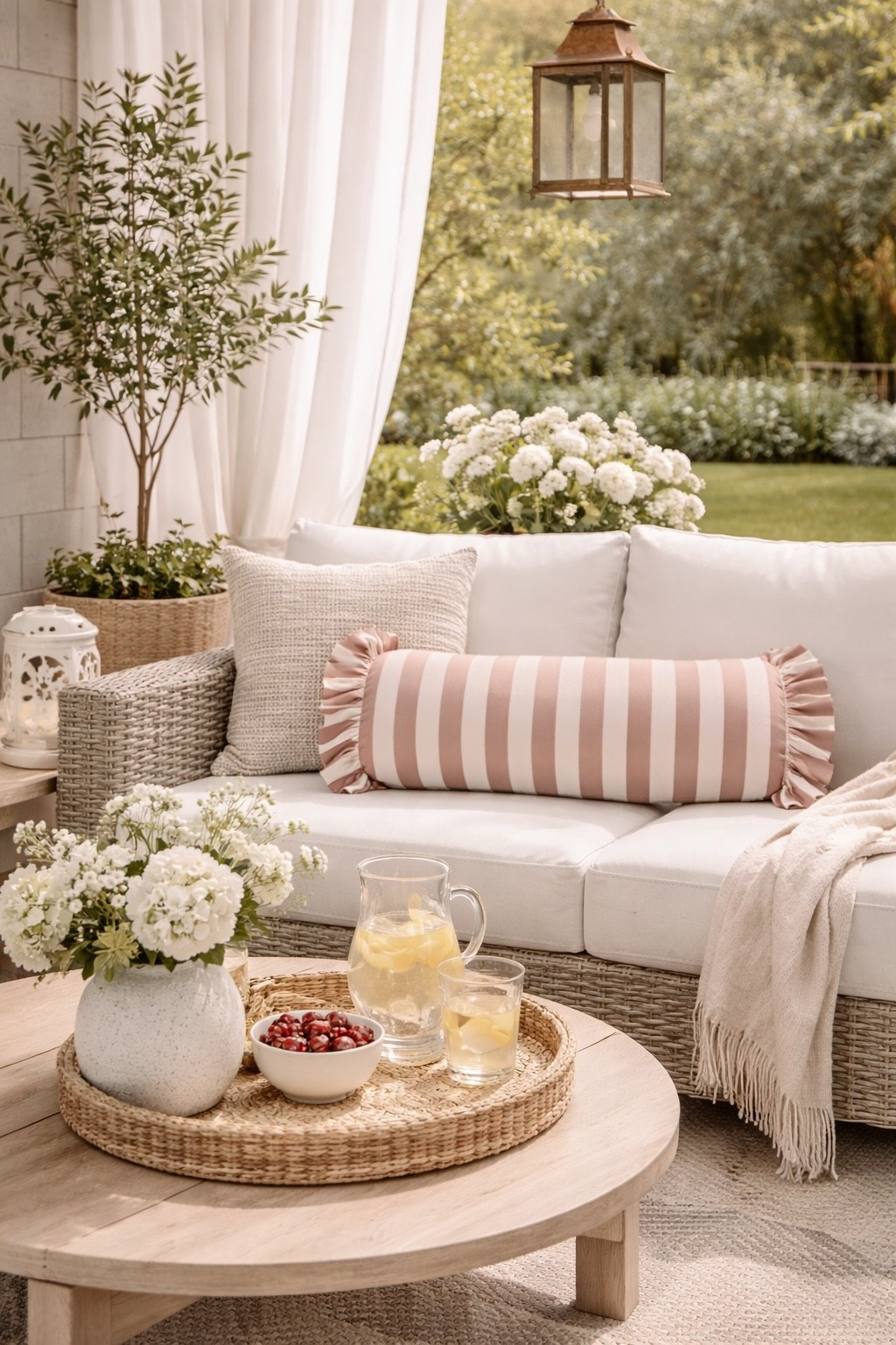 This new lumbar outdoor throw pillow from @Kirkland's is perfection!! 

#LTKSeasonal #LTKHome