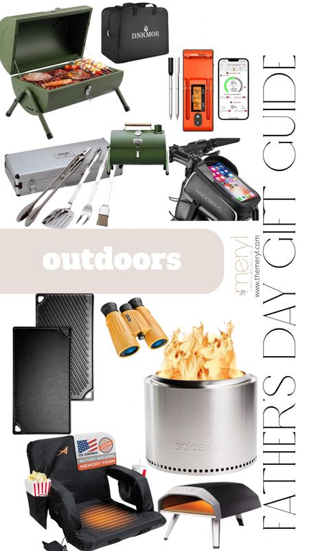 Father’s Day gift ideas for the dad who likes to grill and spend time outdoors
Portable Grill Solo Stove Grill Grates Thermometer Binoculars Grilling Utensils Bike Phone

#LTKSeasonal #LTKMens #LTKGiftGuide