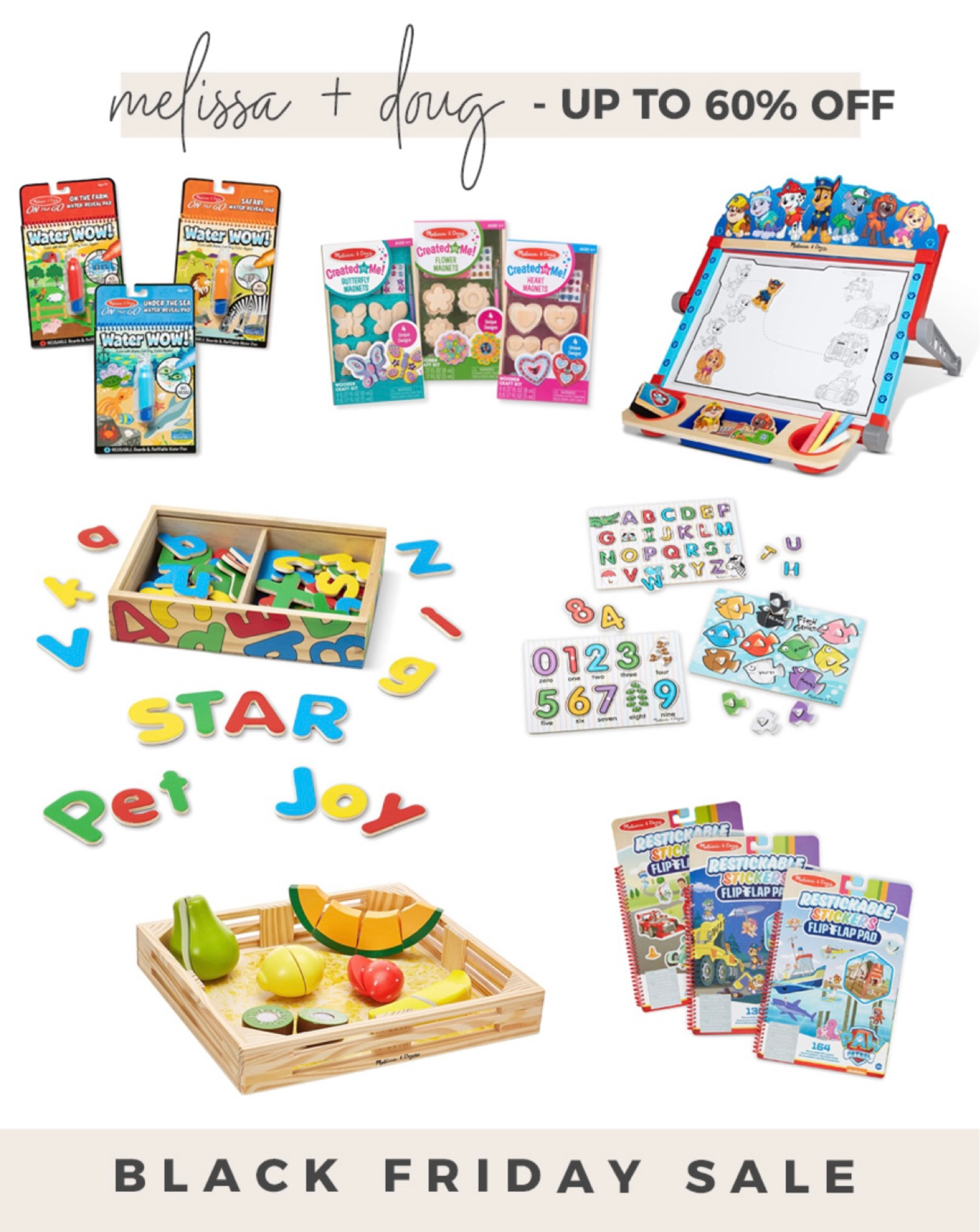 Black Friday deal: Melissa and Doug toys on sale! 

#melissaanddoug #kidstoys #blackfridaydeals 

#LTKGiftGuide #LTKHoliday #LTKkids