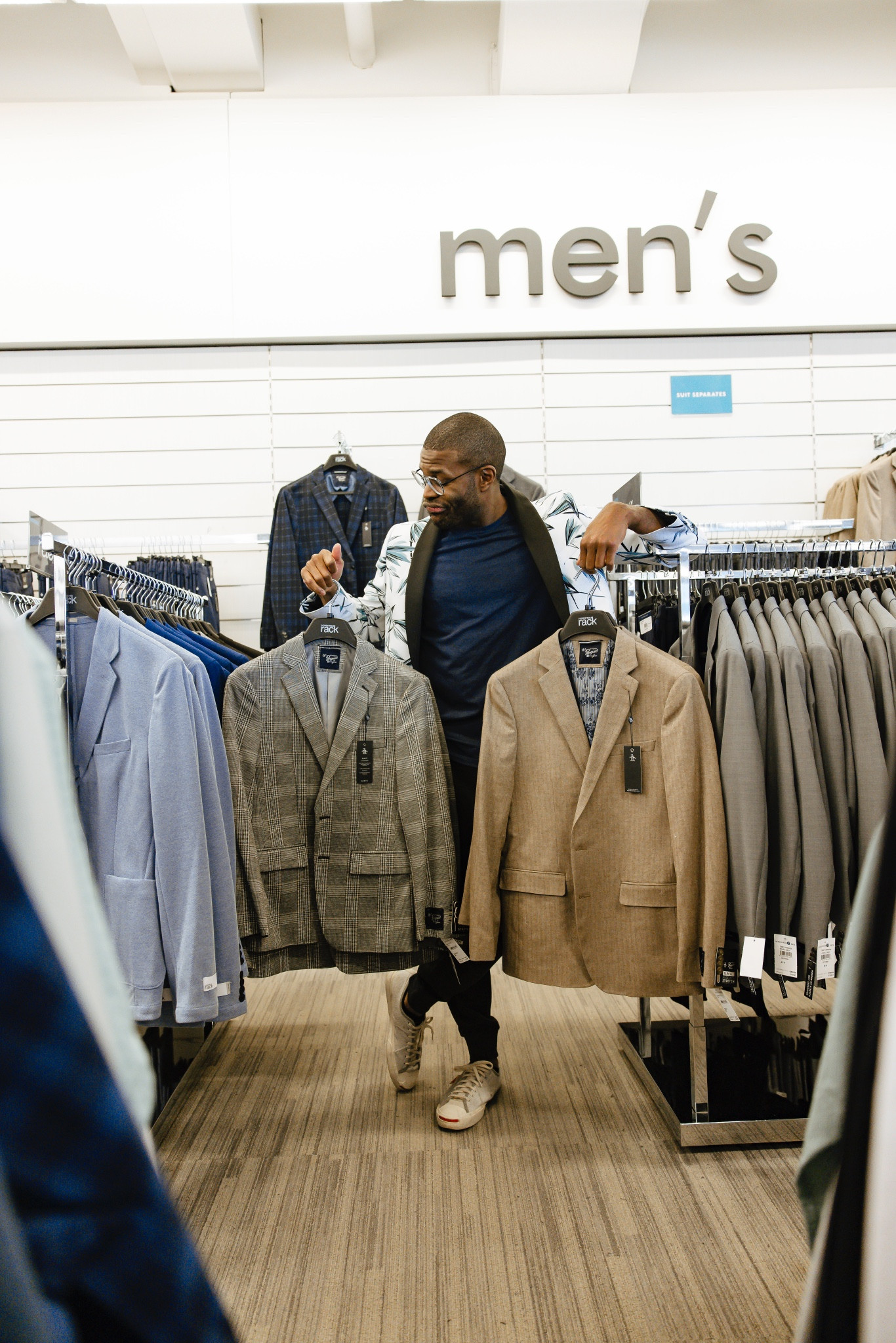 It’s back to the work week, which means most of y’all were on zoom today with a blazer and no pants on. If you haven’t done that before, you’re lying through your teeth. 

Best thing about @nordstromrack is they got  us with tons of options, including that last one....which if you’re wearing it, it better to be to Vegas and Vegas ONLY. If I see you wearing it outside of Nevada, I’m calling the police. #nordstromrack