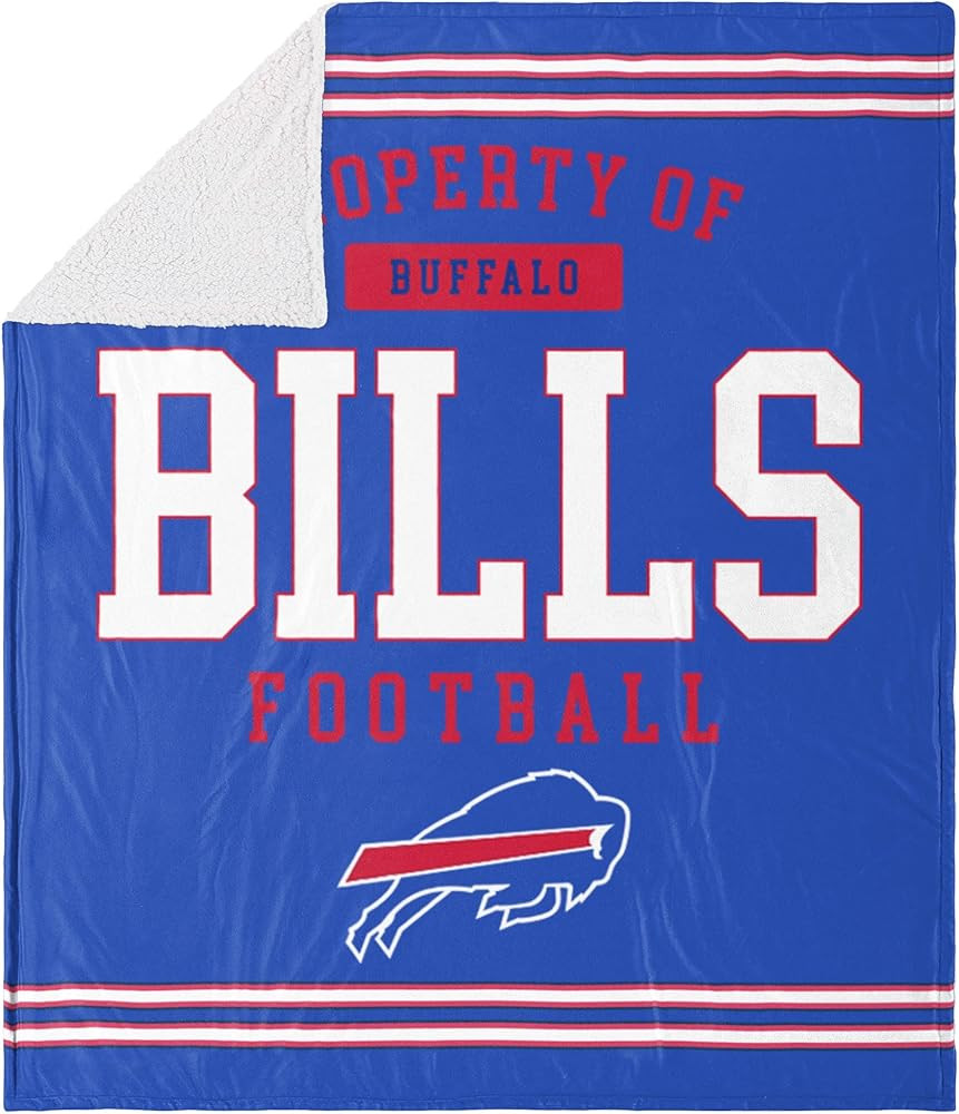 FOCO NFL Unisex-Adult NFL Team Logo Sherpa Fleece Plush Throw Blanket - 60" x 70" | Amazon (US)