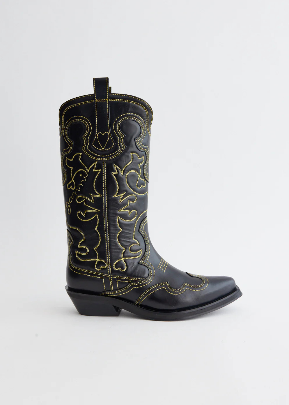 Mid Shaft Embroidered Western Boots | Incu