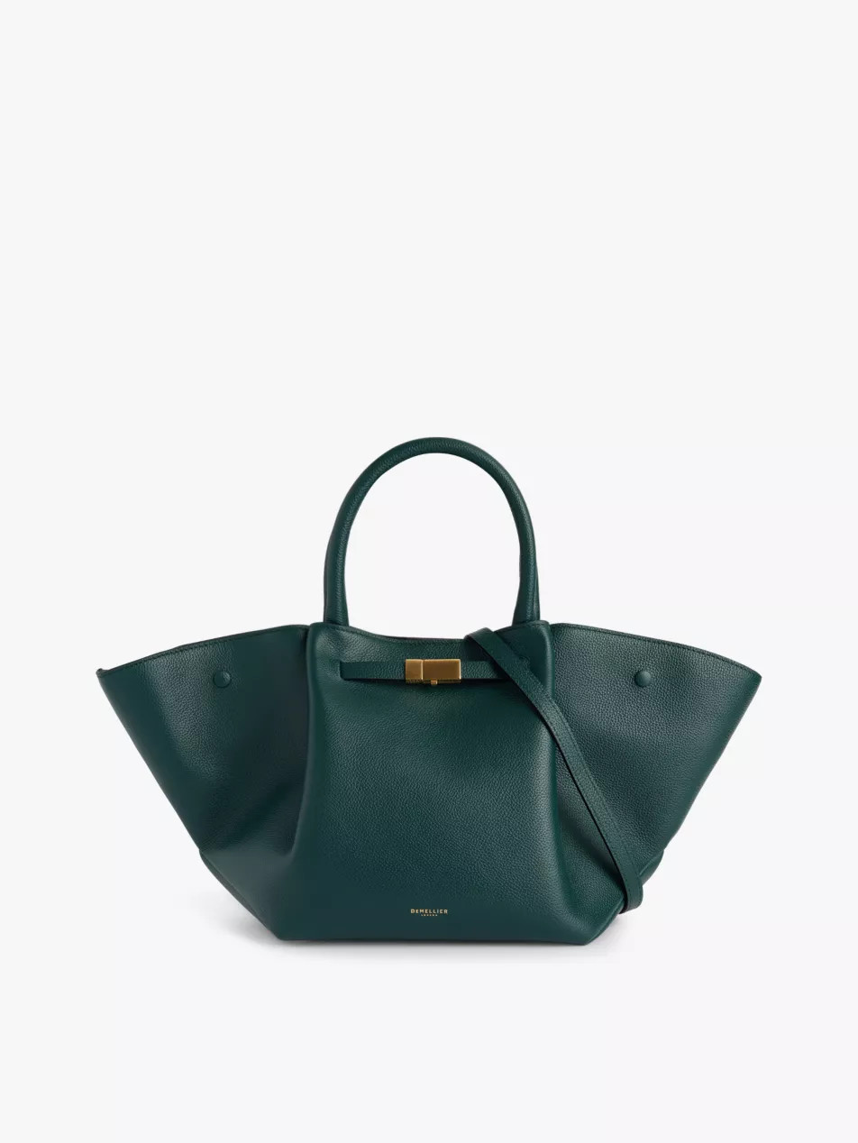 Midi New York leather tote bag | Selfridges