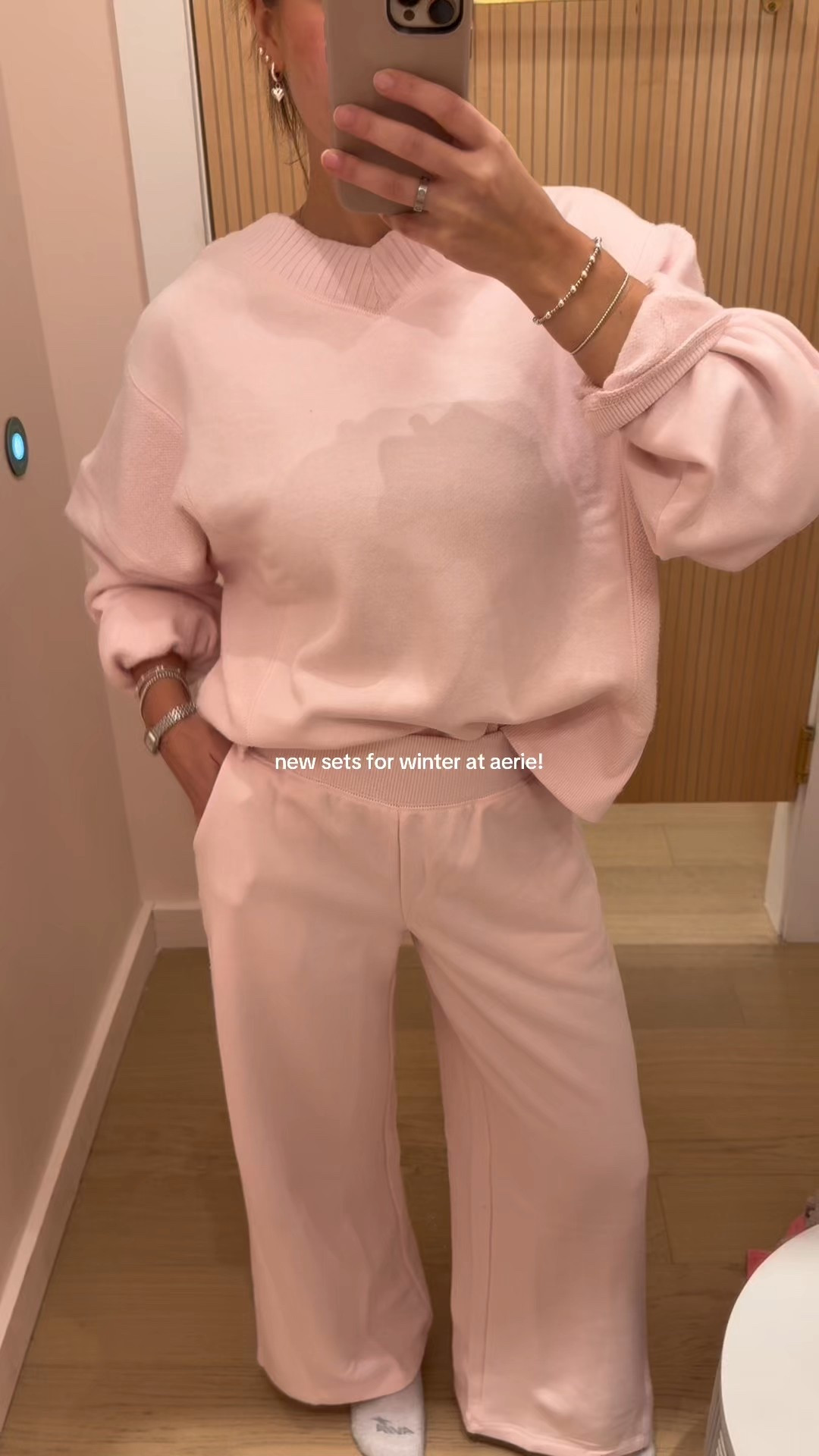 small in crewneck, xs in bottoms 