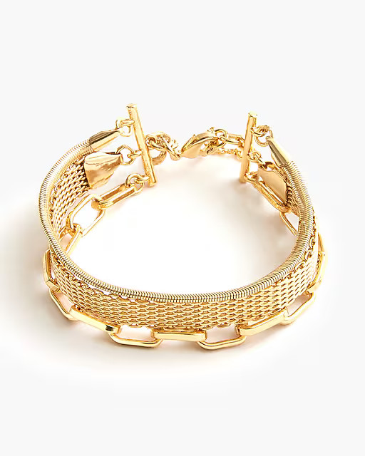Triple-chain bracelet | J.Crew Factory