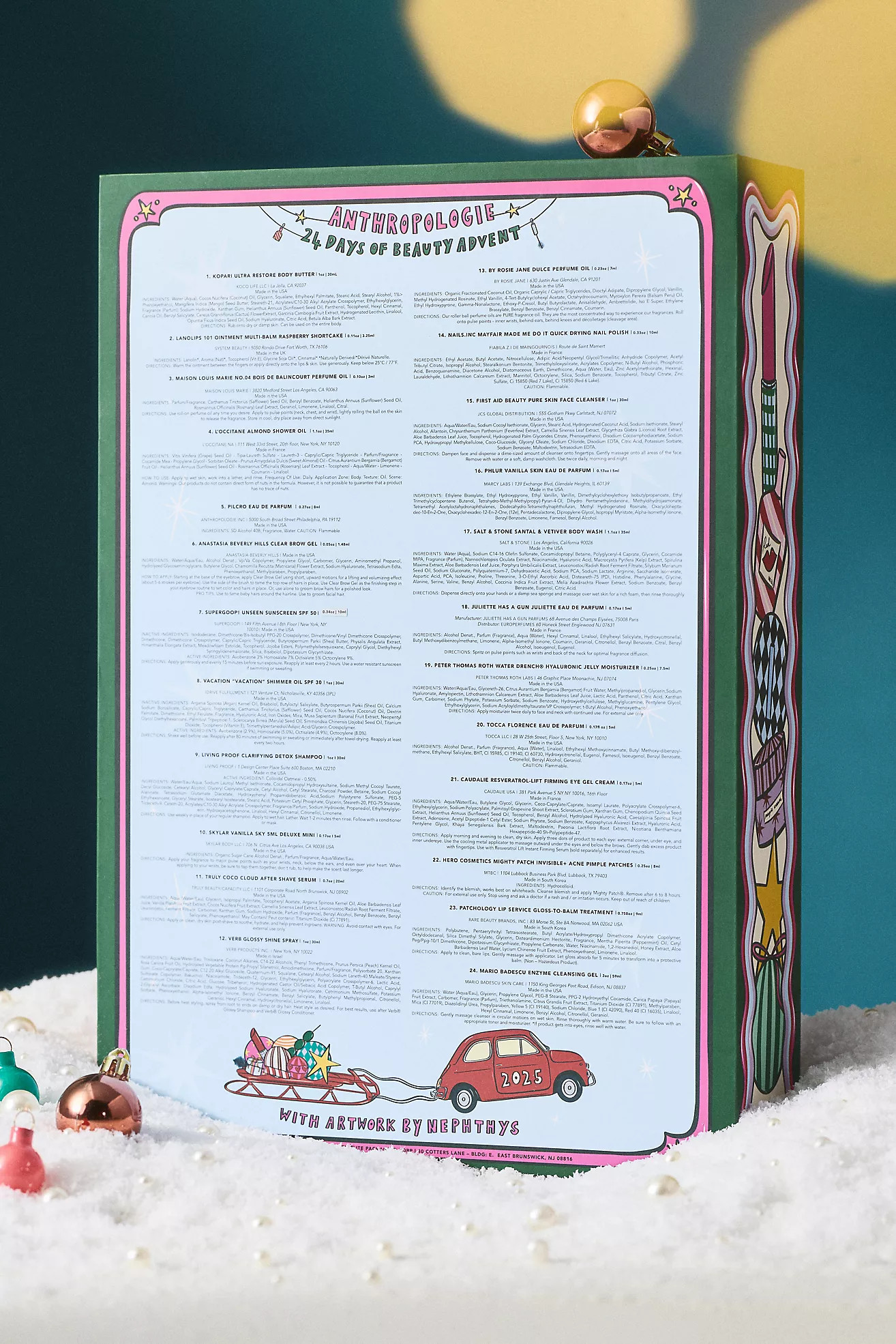 The 24 Days of Beauty Advent Calendar | Anthropologie (US)