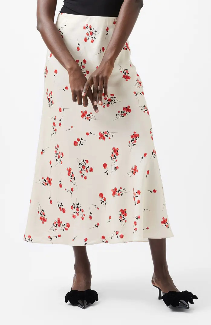 French Connection Floramour Ennis Satin Maxi Skirt | Nordstrom | Nordstrom
